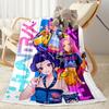 K-Pop Demon Hunters Blanket CozyBlanketSoft Warm Cozy Throw For Sofa Couch Office Bed Picnics Ideal for All Seasons Cozy Home Lovers Best Y26