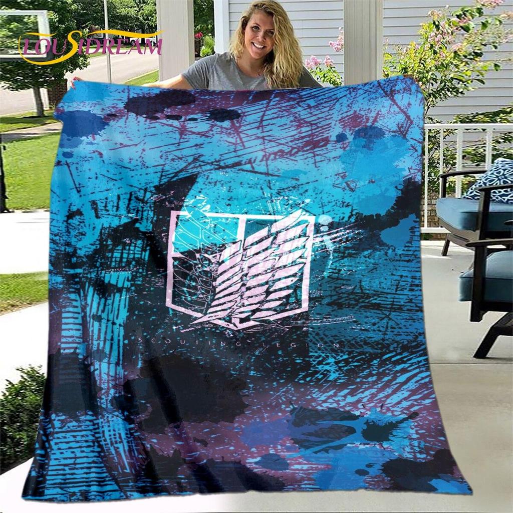 Anime Cartoon Demon Slayer Blanket, Flannel Blanket Throw Blanket, Sherpa Ζεστή Παιδική κουβέρτα για Κρεβάτια Υπνοδωματίου στο Σαλόνι