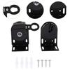 Exterior Sun Shades Replacement Mounting Brackets Curtain Accessories Cordless Crank Kit for Yard Backyard Balcony Garden Porch