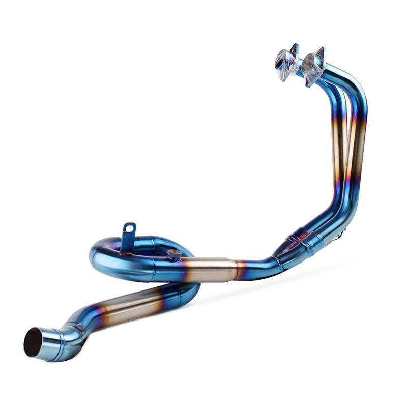 For Yamaha YZF R25 R3 MT03 2015-2020 Stainless Steel Motorcycle Pipe Exhaust Middle Full System Front Link Pipe 51MM