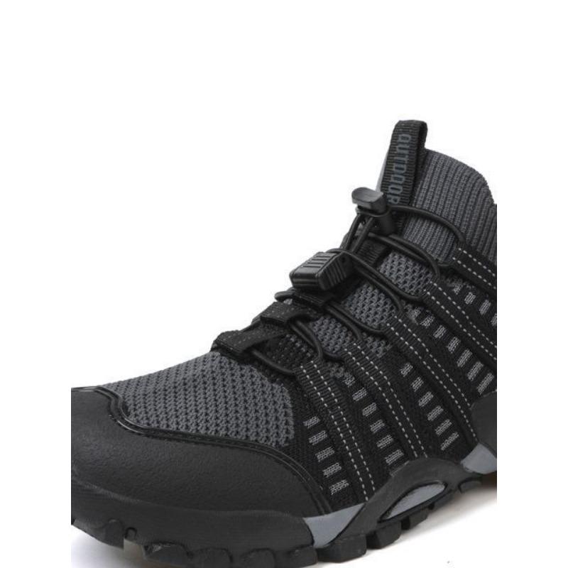 Outdoor Hiking Shoes Hiking Camping Thick-Soled Breathable Mesh Creek Walking Shoes Bag Head Anti-Collision Shoes Wading Shoes Fishing Shoes