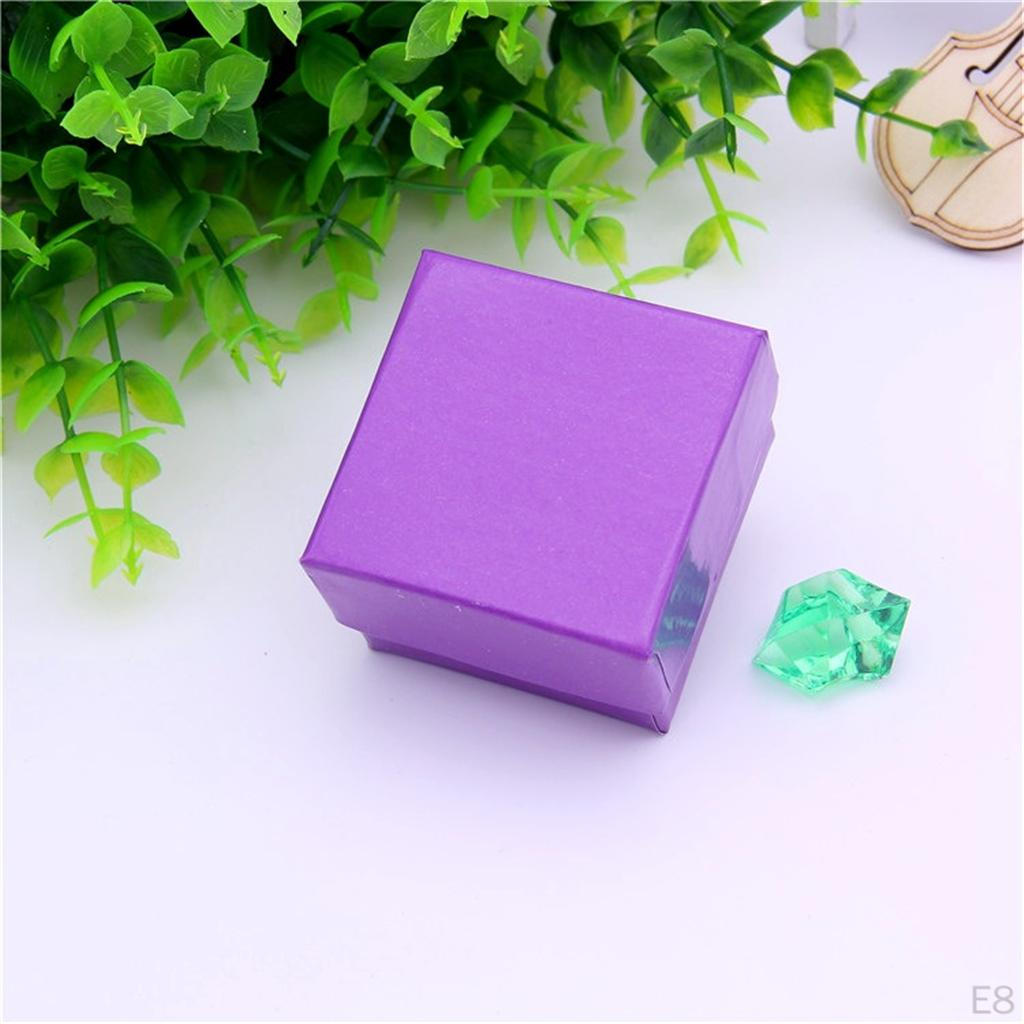 24 Piece Jewelry Boxes 5 Cardboard Box 5x5x3.