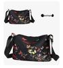 2025 Women's Large Capacity Multi-Compartment National Tide Print Fashion Crossbody Bag for Travel