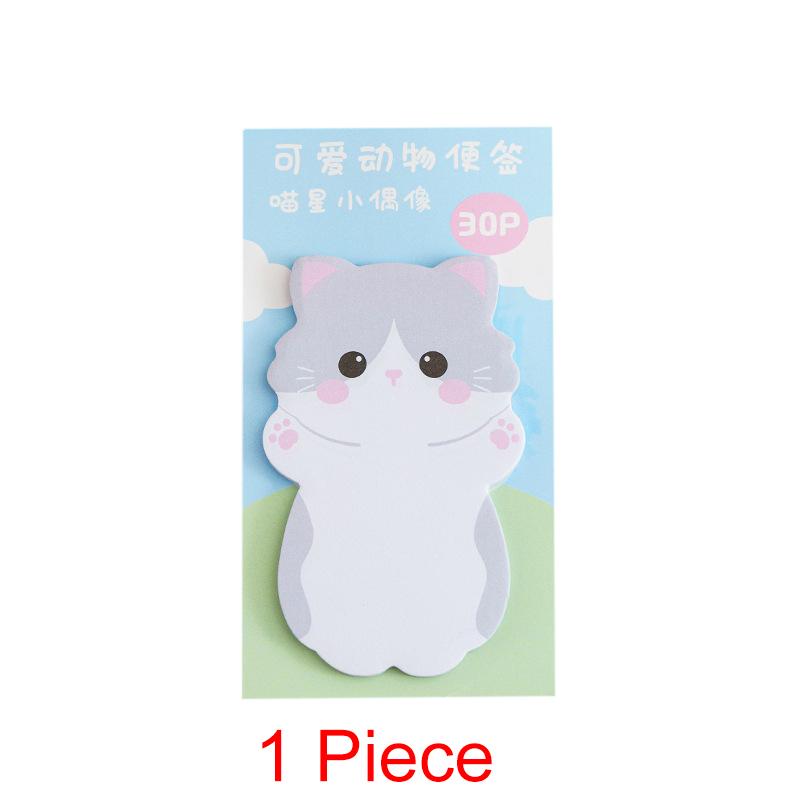 Lytwtw's Lovely Animal Rabbit Bear Dog Sticky Notes Memo Pad Paper School Supplies Planner Stickers Stationery