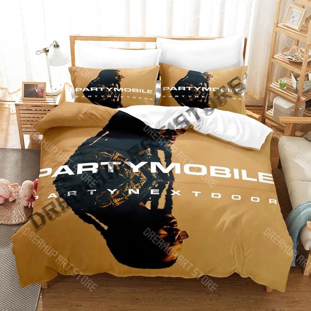 3D Print Partynextdoor 4 Bedding Set Single Twin Full Queen King Size Bed Set Adult Kid Bedroom Duvetcover Sets Personality