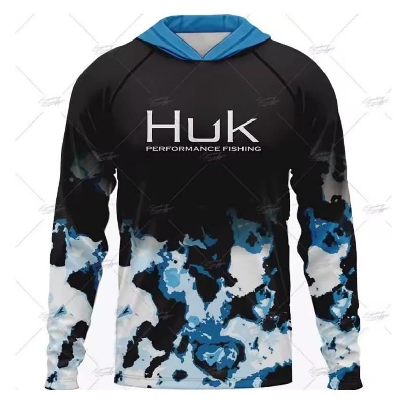 Mens Womens UPF 50 Quick Dry Fishing Hoodie Long Sleeve Sun Protection T-Shirt Summer Outdoor Sports Cycling