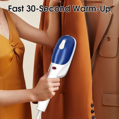 Handheld Steam Iron for Clothes Powerful Steam for Wrinkle Removal EU Plug Garment Steamer