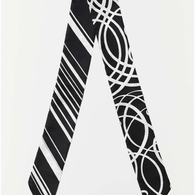 Hish Hish Silk Twilly - Black