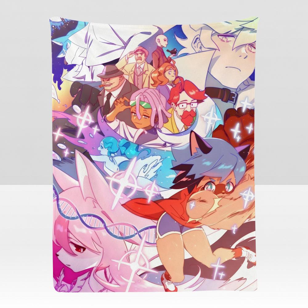 anime BBNA Animation Throw Soft Flannel Blanket for Bed Bedroom Sofa Picnic Throw Skinfriendly Breathable Gift Cover