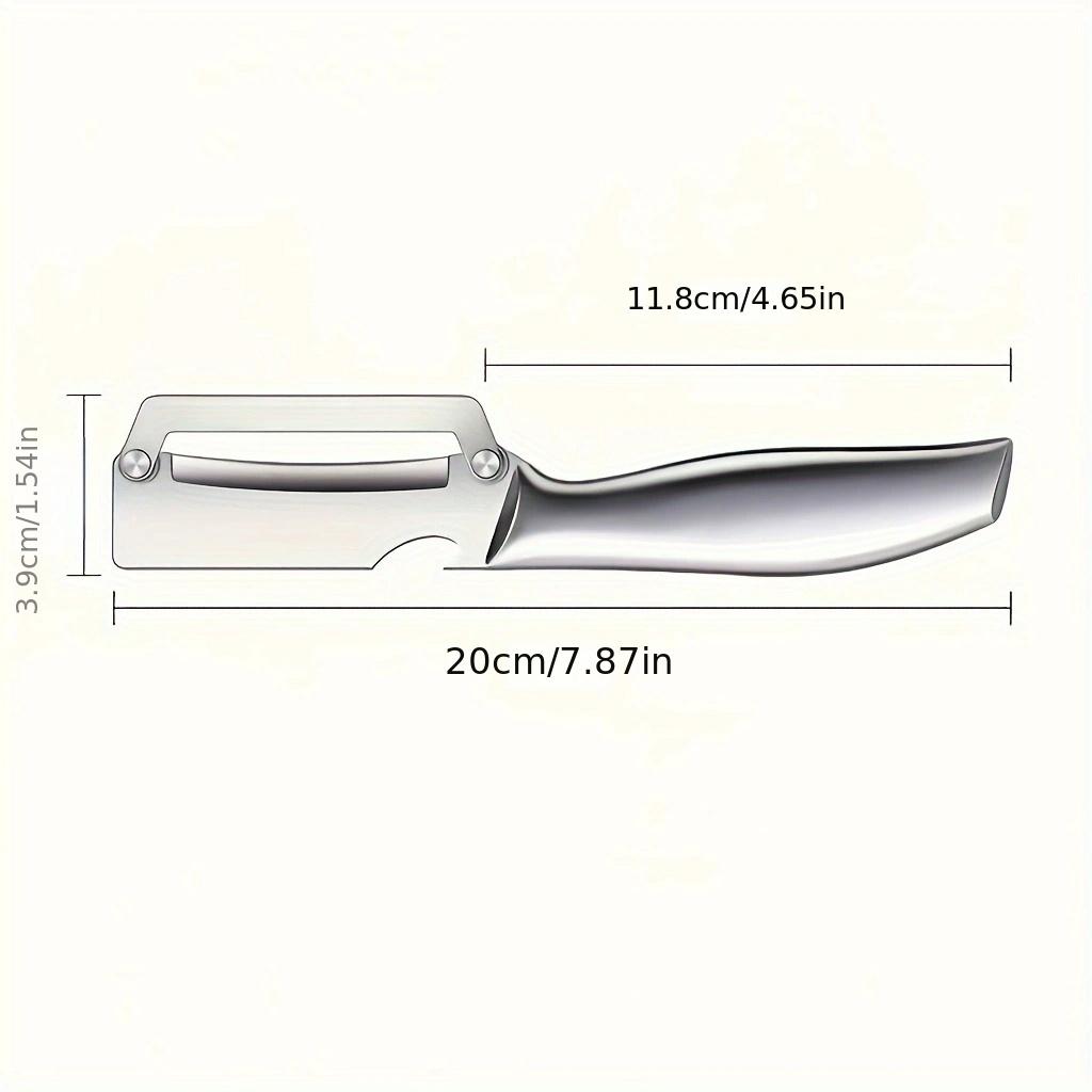 1pc Peeling Knife, Powerful Sugarcane Knife, Kitchen Scraping Tool, Household Fruit Knife, Lettuce Scraping and Peeling Tool