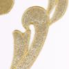 2 Stück Gold Silber Stickerei Applikation Aufnäher Pailletten Handgefertigte Accessoires Barocke Applikation Kragendekoration