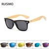 16 Color Bamboo Sunglasses Men Wooden Sunglasses Women Brand Designer Mirror Original Wood Sun Glasses Retro De Sol Masculino
