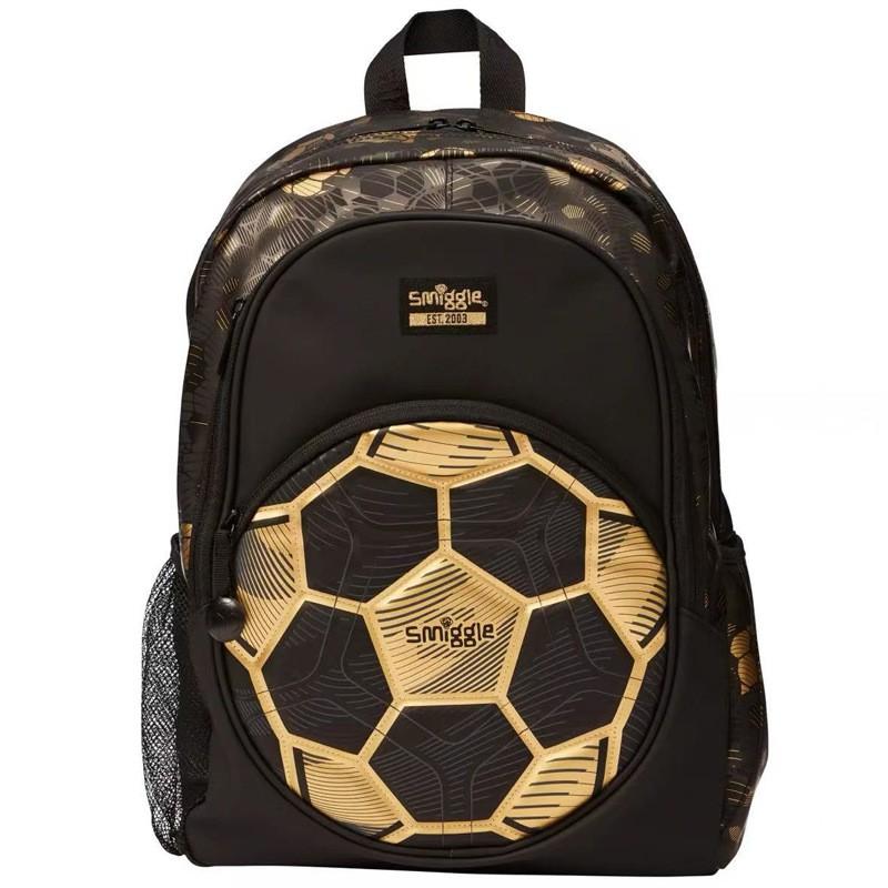 Smiggle Golden Soccer Collection Backpack Pencil Case Crossbody Lunch Bag Lightweight School Kids