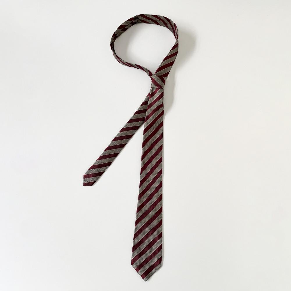 Korean Striped Tie Printed Shirt Tie Decoration Clothing Decoration JK Uniform Necktie  Students