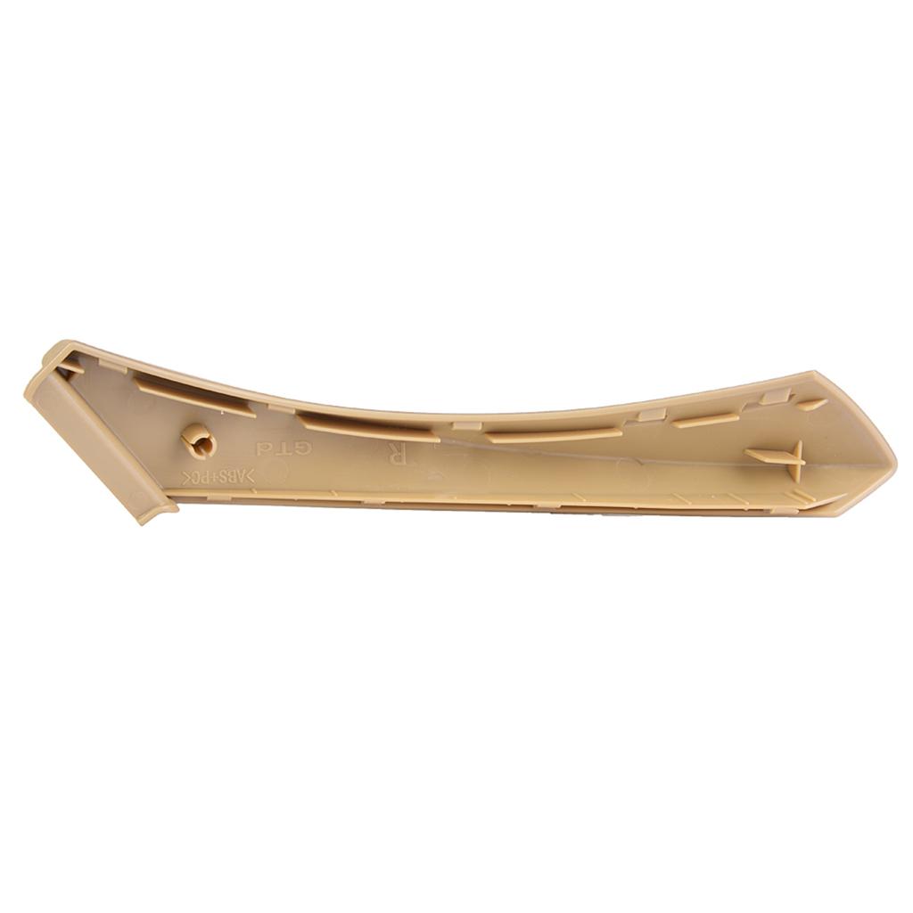 Car Inner Handle Right Interior Door Panel Pull Trim Cover for 3 Series (Beige)