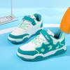 Student Board Shoes Spring and Autumn Casual Shoes Classmates New Leather Surface Children Large Sports Shoes Children Velcro Boys