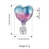 WOSTU 925 Sterling Silver DIY Birthday Charm Beads Hot Air Balloon Pink Bear Princess Dress Carousel Pendant Fit Bracelet Neck