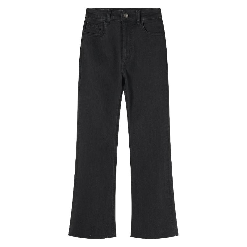 TonLion Women s High-Waist Slim-Fit Nine-Point Straight Jeans 28