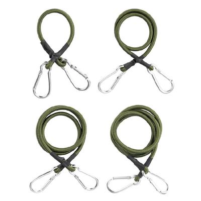 Robuster Bungee-Seil für den Außenbereich mit Karabinerhaken Starke elastische Bungee-Gurten Elastisches Befestigungsseil Seil Enduring