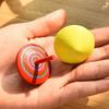 Funny Multi-color Gift Leisure Rotate Hand Spinning Toy Wooden Spinning Top