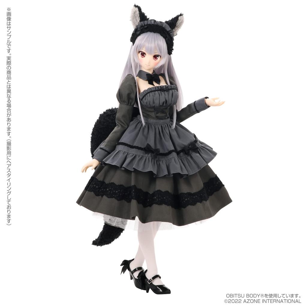 Azone International Iris Collect Layla Vítejte v Mofumofu Full Moon Wolf Maid měřítko měkké vinylové hlavy sběratelské panenky Cafe ver. 1/3