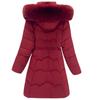 Fashion Winter Jackets Woman Long Parkas Hooded Faux Fur Collar Loose Thick Warm Women's Coats