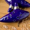 12-Hole Ceramic Ocarina Flute in C Key with Color Box, Protective Pouch, Stand, and English Instruction Manual