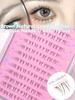 Brown Lashes New Type 10 Rows Glue Free Lashes Easy Application Eyelashes Reusable Lash Clusters with No Glue Needed