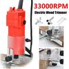 1200W 35000rpm Wood Milling Engraving Slotting Trimming Machine Hand Carving Machine Wood Router Woodworking Electric Trimmer