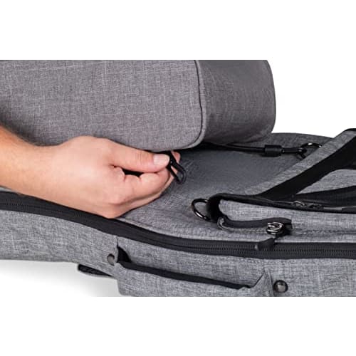 GATOR Gig Bag Extension Accessory Bag, Transit Accessory Bags Series GT-1407-GRY (for Transit GT)