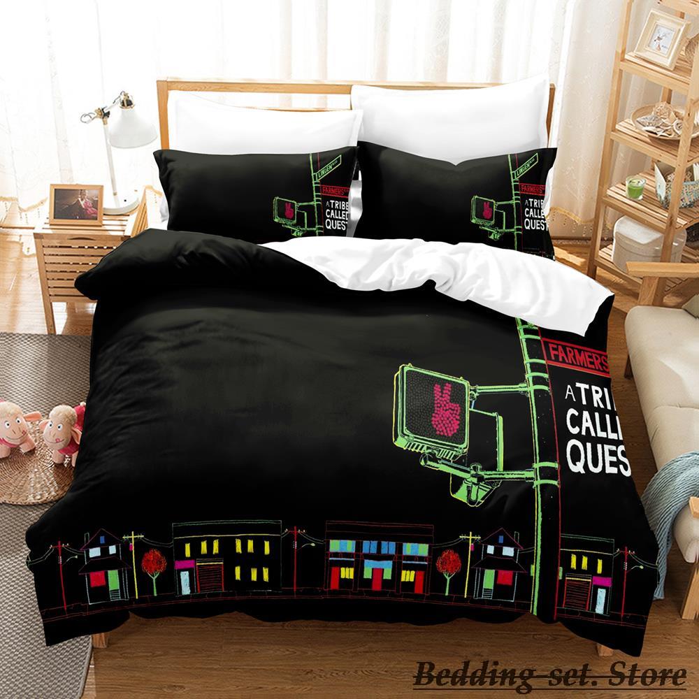 

A Tribe Called Quest Bedding Set Single Twin Full Queen King Size Bed Set Adult Kid Bedroom Duvetcover Sets Pare De Lit Bed (135x200cm)