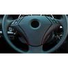2pcs Silver ABS Car Steering Wheel Trim Cover For BMW 5 Series E60 E61 2003-2010