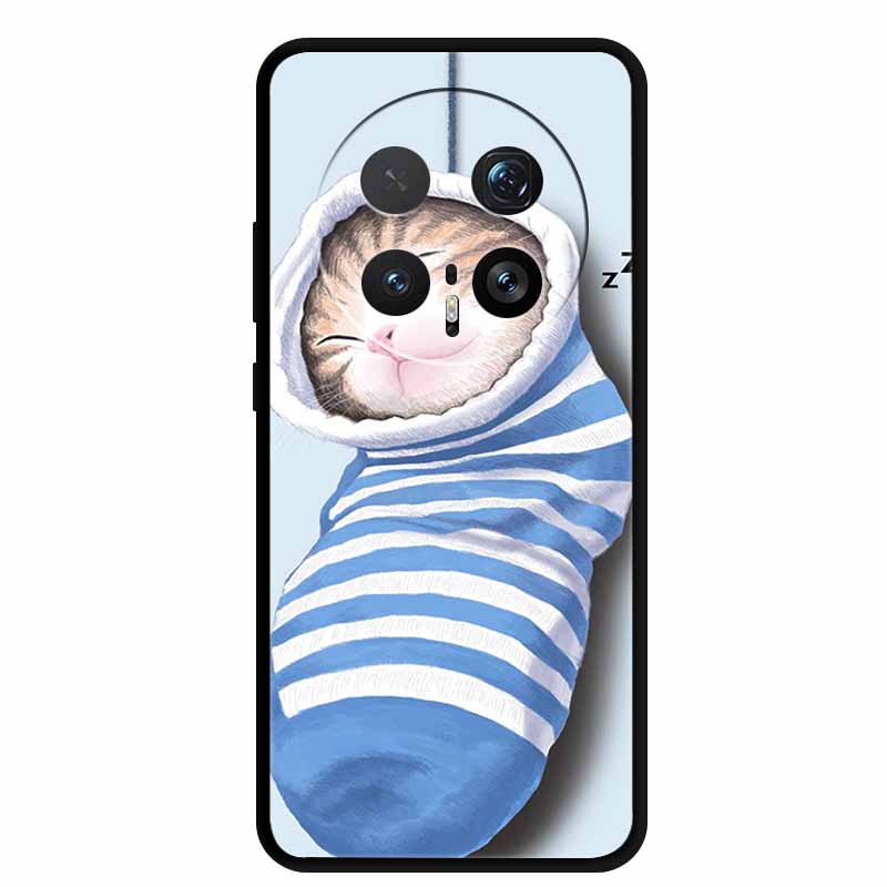 

Phone Case for Honor Magic8 Case Phone Cover Silicone Soft TPU Case for Honor Magic 8 Funda 6.58 Cute Cat Protective Shell New Honor Magic8