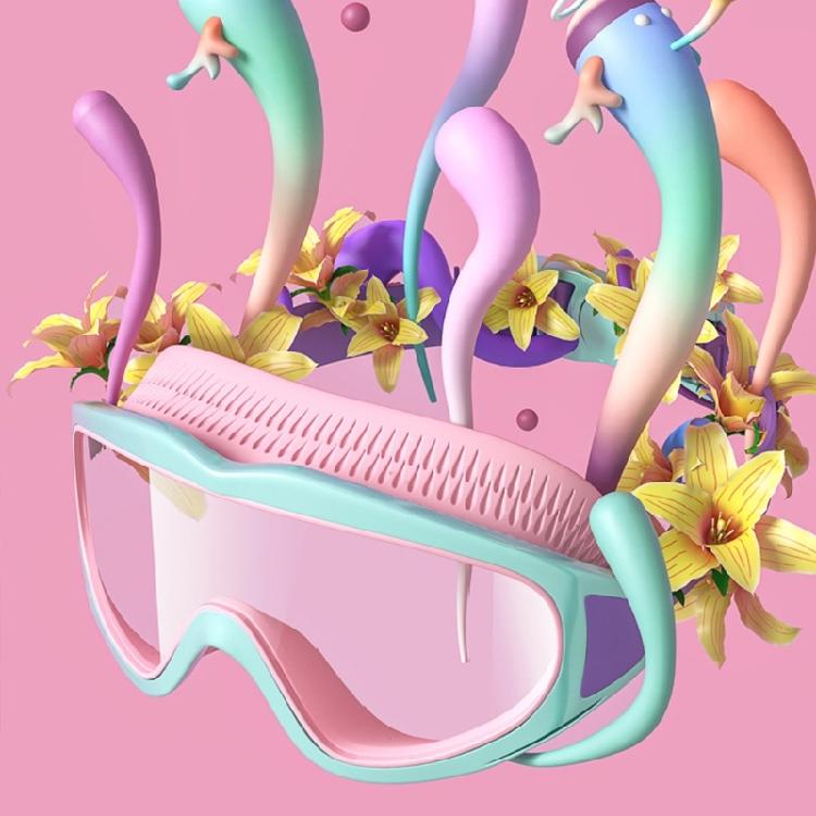 Frog Resistant Kid Swimming Goggles 180 Degree Wide View Swim Goggles