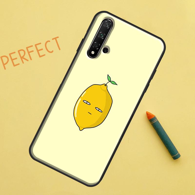 Lemon Fruit Case For Huawei Nova 10 9 SE 5T Y90 Y70 Y60 Y61 Nova 3i 7i 8i 11i P20 P40 P30 Lite P60 Pro