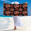 Cincinnati Bengals Logo Print Beach Towel, Large Soft Quick Dry Towel for Beach Camping Swimming