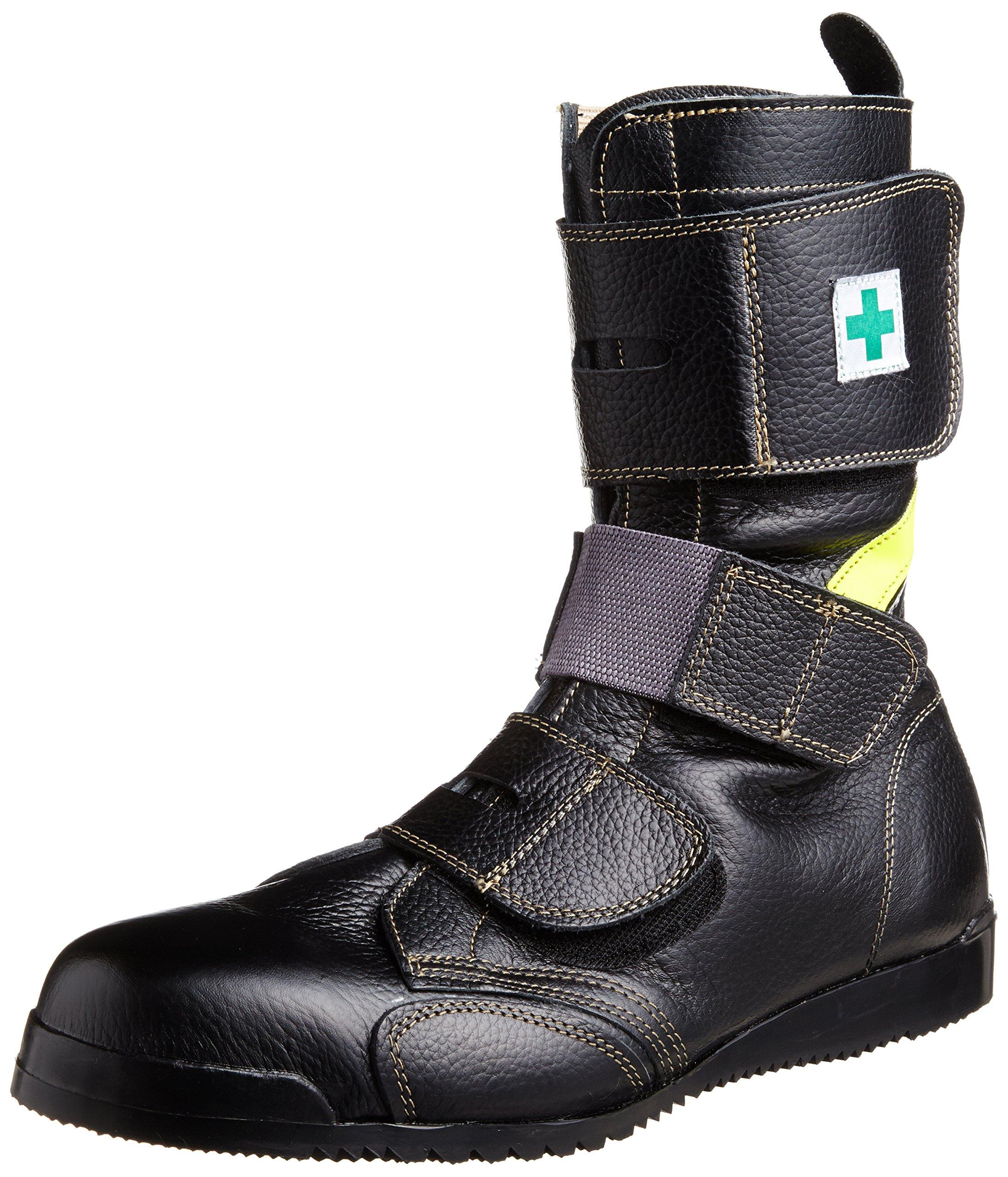 

Защитная обувь для мест с высоким JIS Miyajima Tobi M [Nosacks], стандартная, на липучках, на липучках, мужская, черная, 27,5 см (27.5cm)