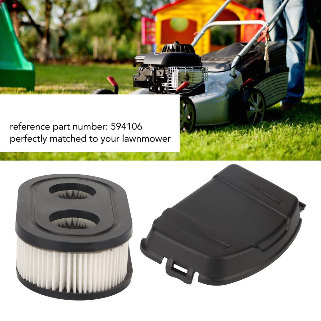 594106 Durable ABS Air Filter Cover Fits Briggs / Stratton 650EXI 675EXI 675IS Mower Air Cleaner Housing Kit
