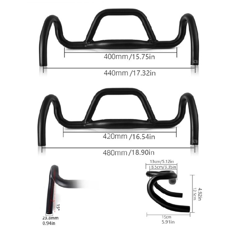 Internal Wire Organization Cycle Handlebars Permanent Aluminum Mixture Global Field Glasses Road Passenger Traveling Bikes