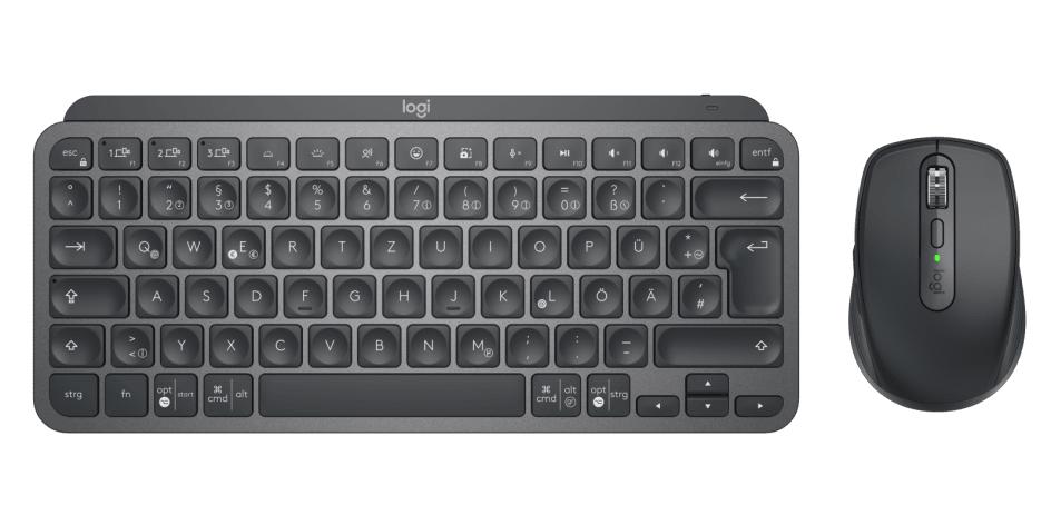 Logitech MX Keys Mini Combo Keyboard and Mouse Set QWERTZ Graphite