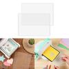 2Pcs 9x6Inch Heavy Duty Plastic Cutting Mats Scratch Resistant Cutting Board For Kitchen Cooking Scrapbooking Project