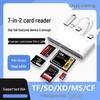 All-in-One Multifunctional OTG Card Reader for TF, SD, CF, and MS Cards