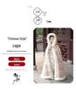 Mädchen Kapuzen-Hanfu-Umhang - Warmer Herbst/Winter Prinzessinnen-Schal im chinesischen Stil