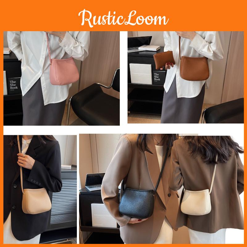 Stylish And Minimalist Women's Small Shoulder Bag Pu Leather Multiple Colors Available Ideal For Casual Outings