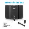 Pyle Microphone Isolation Shield 3-Panel Noise Absorption Recording Booth Acoustic Vocal Attenuation Filter 1.6-inch Foam Adjustable Microphone Depth