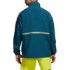 adidas Oryginalna kurtka sportowa Trefoil Taped Anorak Half-Zip Pullover męska odzież wierzchnia Teal-Green GN3894