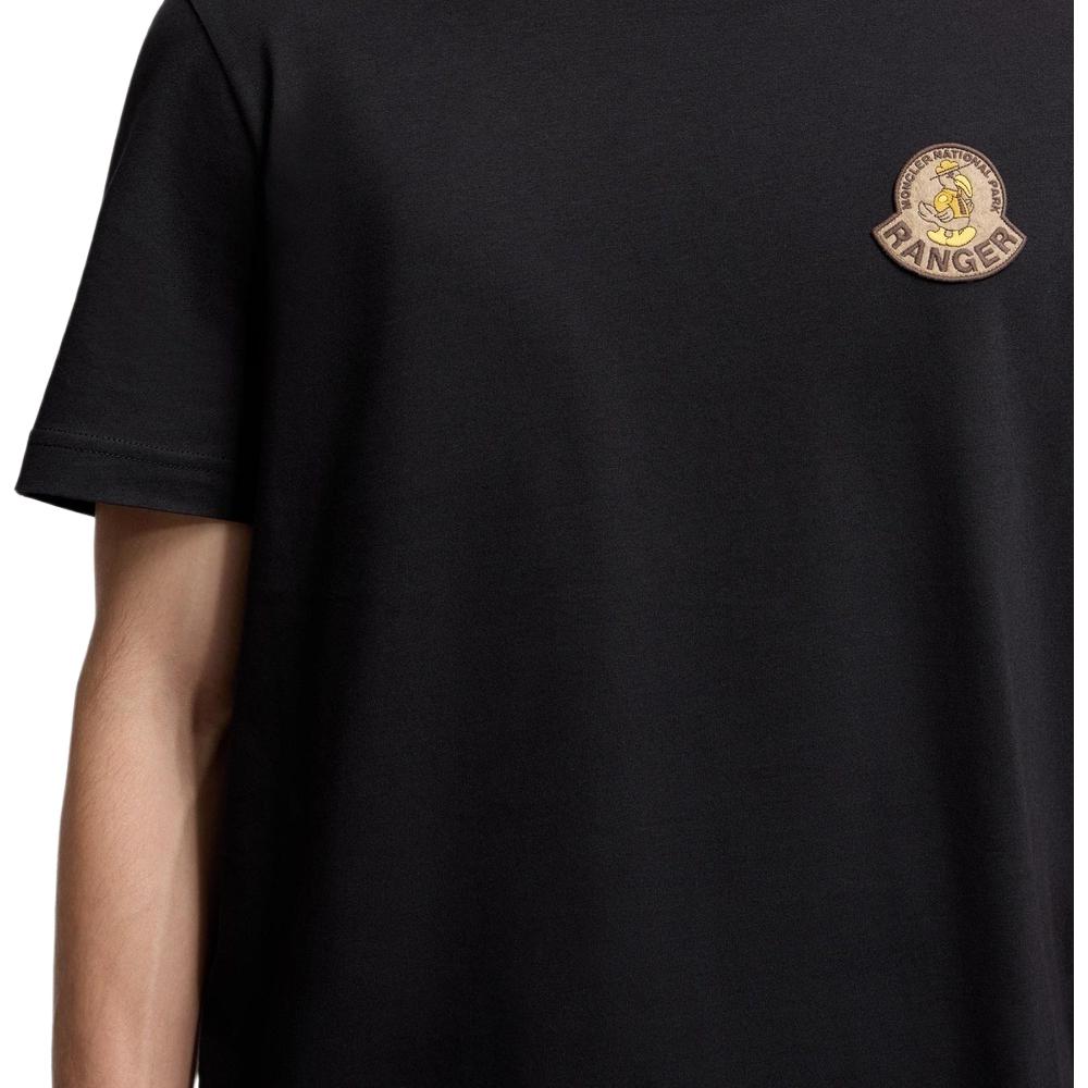 Moncler Mon Duck Logo Cotton T-Shirt Men T-Shirts K20918C0006489AHD999