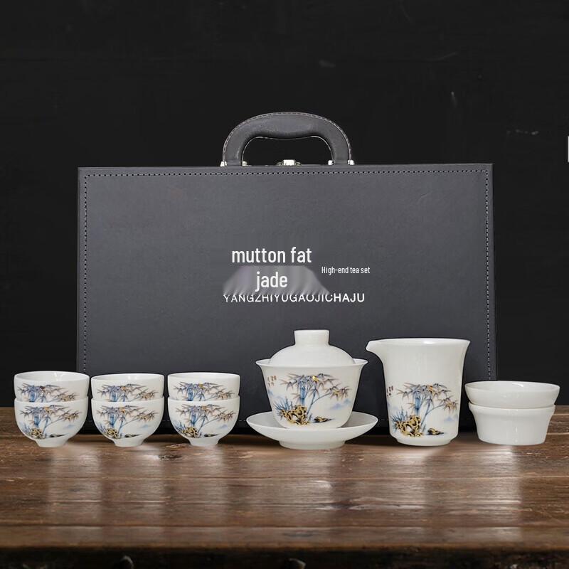 Ceramic Kung Fu Tea Set - Rich Bamboo World
