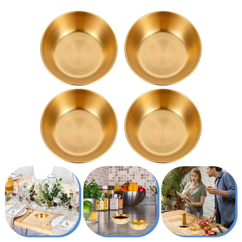 Small Individual Saucers Bowl Soy Dishes Seasoning Cup Ceramics Dipping Bowls Drinks