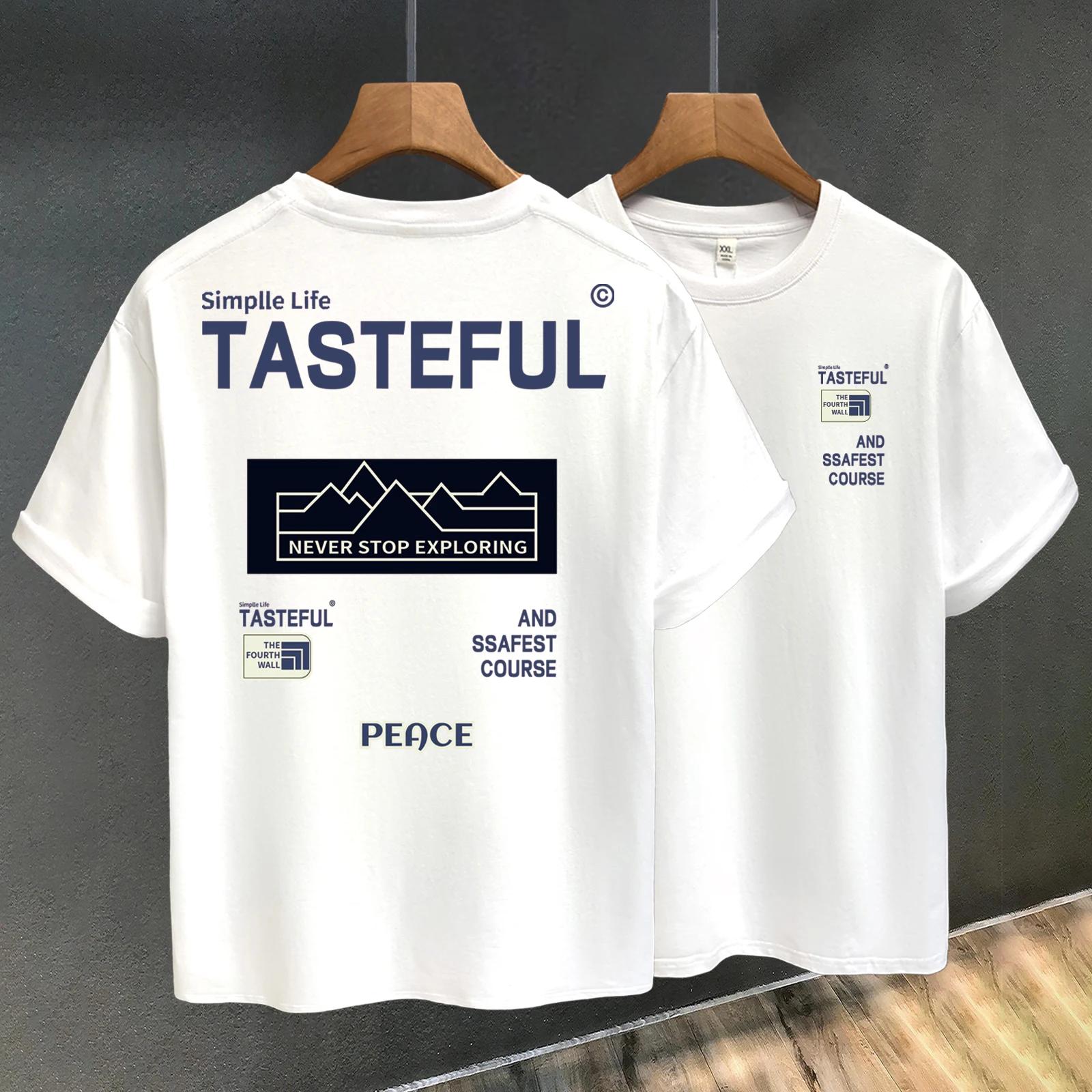 

Summer Fashion Heavyweight Men s English Letter 100% Cotton Bear Print Round Neck High Quality Casual Fitness T-shirt XXXXXL армия зеленый